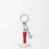 Hammer Charm in Brass and Calfskin Hammer Charm in Brass and Calfskin