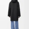 Hooded Coat in Wool Hooded Coat in Wool