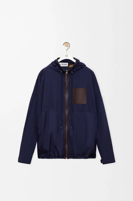 Hooded Jacket in Technical Shell Hooded Jacket in Technical Shell