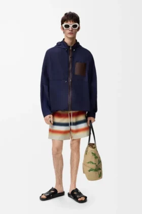 Hooded Jacket in Technical Shell