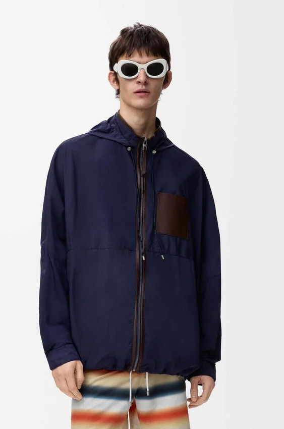 Hooded Jacket in Technical Shell Hooded Jacket in Technical Shell