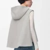 Hooded Vest in Shearling Hooded Vest in Shearling