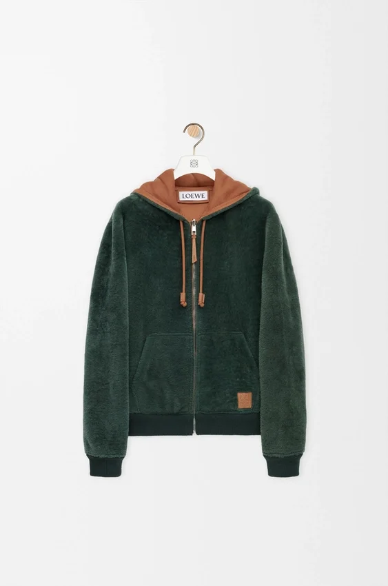 Hoodie in Shearling Hoodie in Shearling