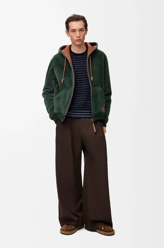 Hoodie in Shearling Hoodie in Shearling