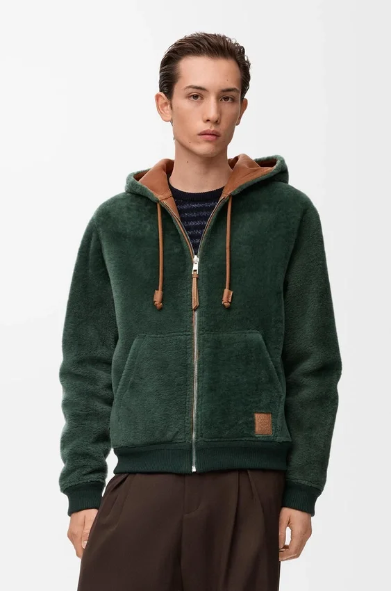 Hoodie in Shearling Hoodie in Shearling