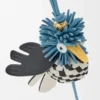 Hoopoe Bird Charm in Classic Calfskin Hoopoe Bird Charm in Classic Calfskin