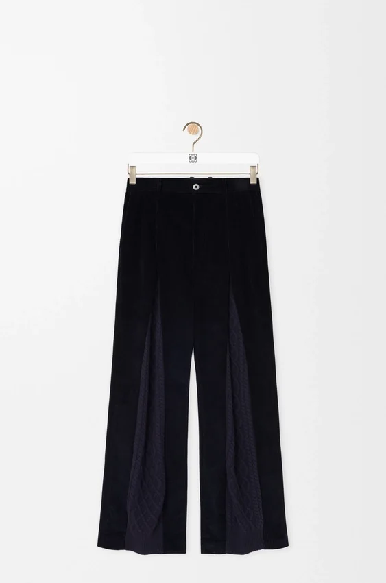 Hybrid Trousers in Cotton and Wool Hybrid Trousers in Cotton and Wool