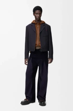 Zip-Up Jacket in Wool