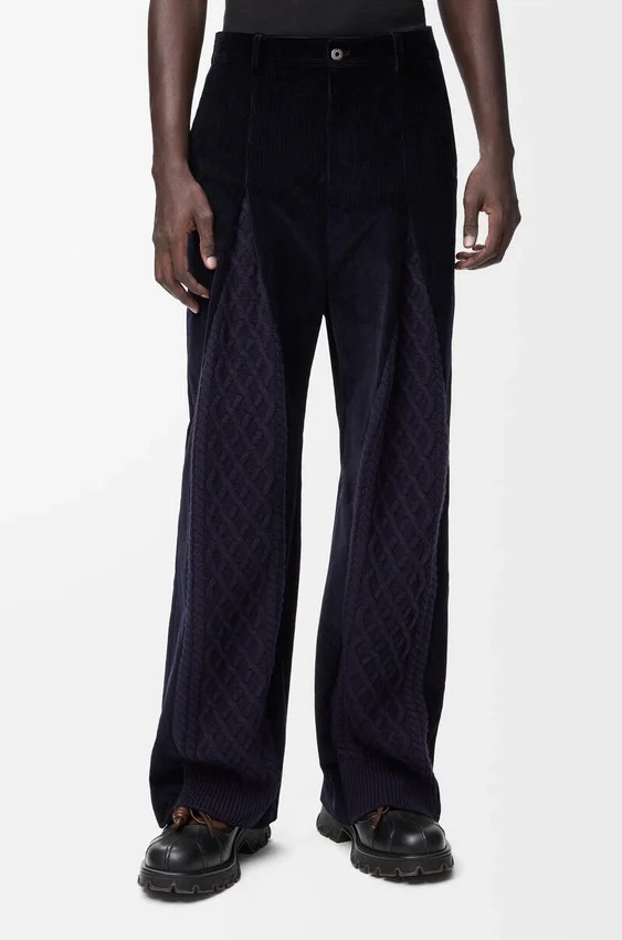 Hybrid Trousers in Cotton and Wool Hybrid Trousers in Cotton and Wool