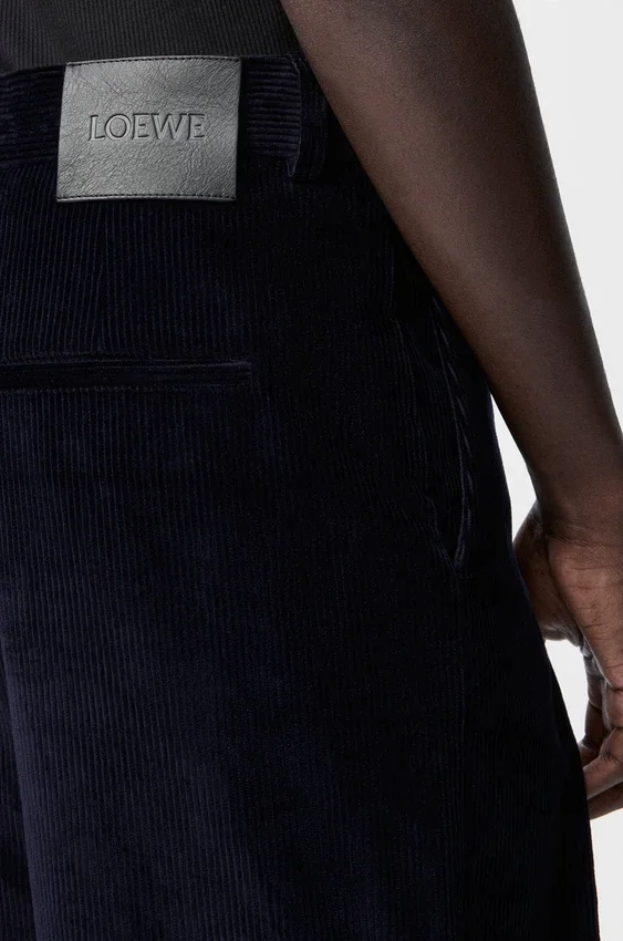 Hybrid Trousers in Cotton and Wool Hybrid Trousers in Cotton and Wool