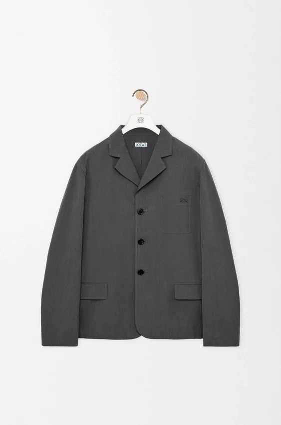 Jacket in Cotton and Silk Jacket in Cotton and Silk