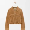 Jacket in Suede Goatskin Jacket in Suede Goatskin