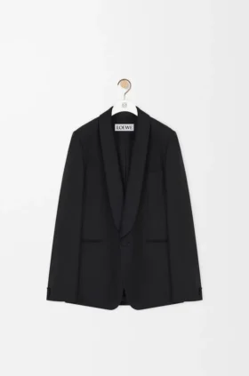 Jacket in Wool and Silk