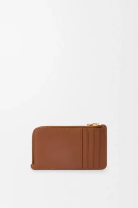 Knot Coin Cardholder in Shiny Nappa Calfskin