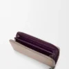 Knot Zip Around Wallet in Shiny Nappa Calfskin