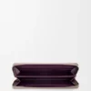 Knot Zip Around Wallet in Shiny Nappa Calfskin