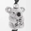 Koala Charm in Felt and Calfskin Koala Charm in Felt and Calfskin