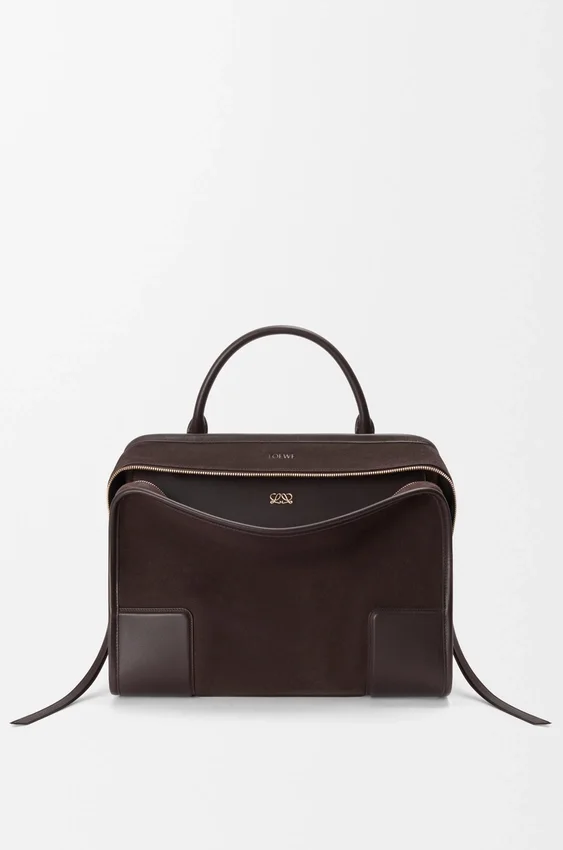 Large Amazona 180 Bag in Suede Large Amazona 180 Bag in Suede