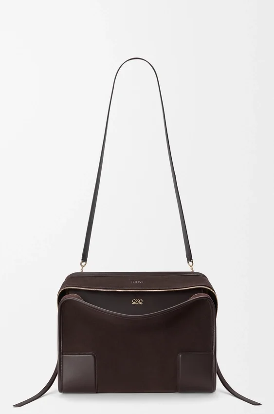 Large Amazona 180 Bag in Suede Large Amazona 180 Bag in Suede