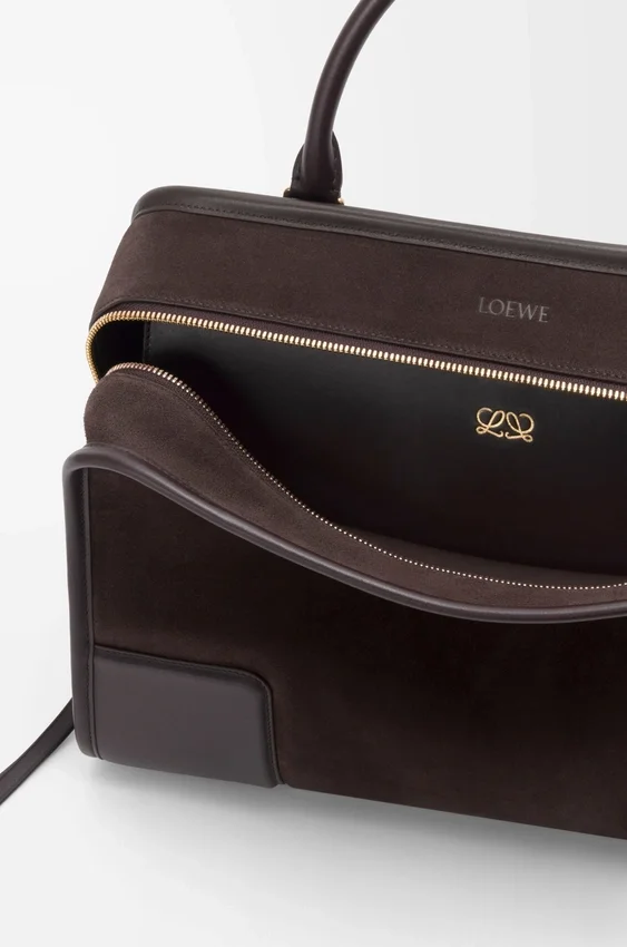 Large Amazona 180 Bag in Suede Large Amazona 180 Bag in Suede