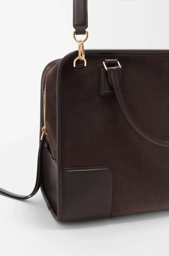 Large Amazona 180 Bag in Suede Large Amazona 180 Bag in Suede