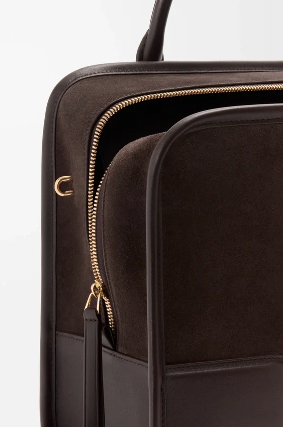 Large Amazona 180 Bag in Suede Large Amazona 180 Bag in Suede