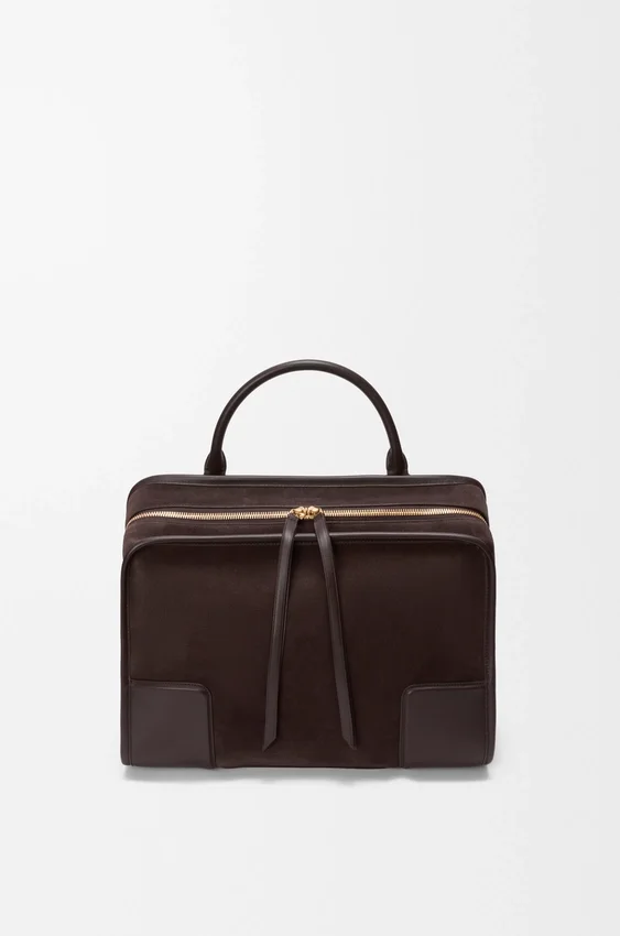 Large Amazona 180 Bag in Suede Large Amazona 180 Bag in Suede