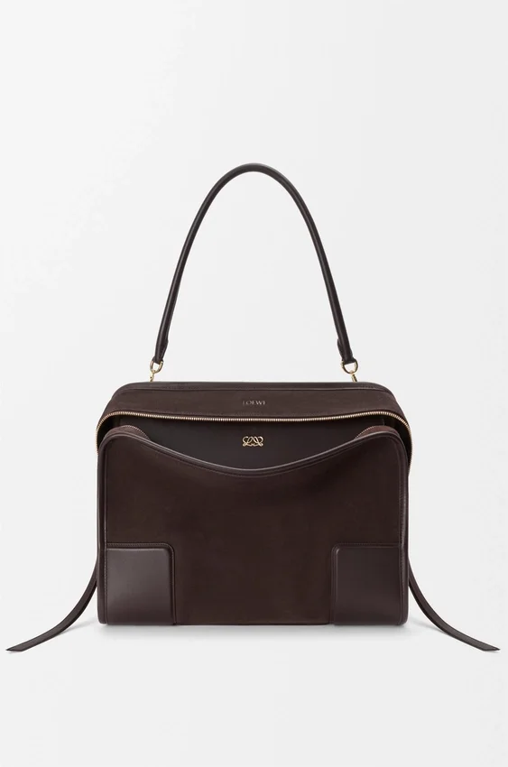Large Amazona 180 Bag in Suede Large Amazona 180 Bag in Suede