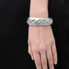 Large Braided Cuff in Sterling Silver Large Braided Cuff in Sterling Silver