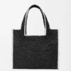 Large Loewe Font Tote in Raffia Large Loewe Font Tote in Raffia