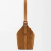 Large Loop Hobo in Suede Calfskin