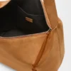 Large Loop Hobo in Suede Calfskin