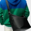 Large Loop Hobo in Supple Grained Calfskin