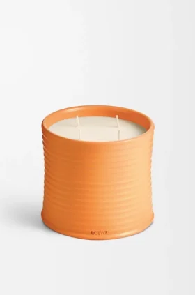 Large Orange Blossom Candle