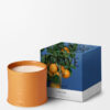 Large Orange Blossom Candle