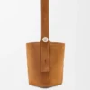 Large Pebble Bucket Bag in Suede Calfskin Large Pebble Bucket Bag in Suede Calfskin