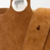 Large Pebble Bucket Bag in Suede Calfskin Large Pebble Bucket Bag in Suede Calfskin