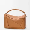 Large Puzzle Bag in Supple Grained Calfskin