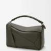Large Puzzle Bag in Supple Grained Calfskin Large Puzzle Bag in Supple Grained Calfskin