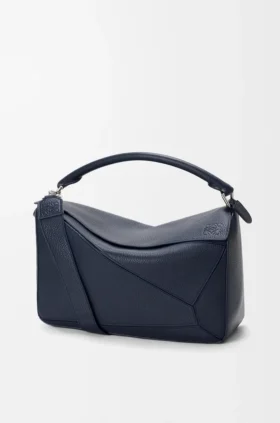 Large Puzzle Bag in Supple Grained Calfskin