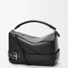 Large Puzzle Biker Bag in Shiny Calfskin Large Puzzle Biker Bag in Shiny Calfskin