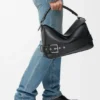 Large Puzzle Biker Bag in Shiny Calfskin Large Puzzle Biker Bag in Shiny Calfskin