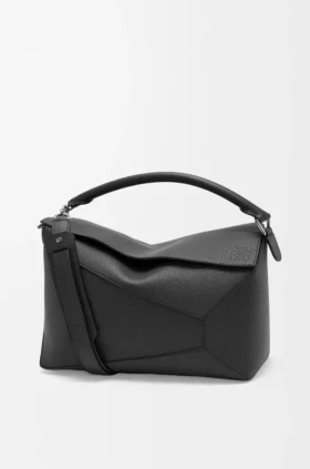 Large Puzzle Edge Bag in Grained Calfskin Large Puzzle Edge Bag in Grained Calfskin