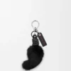 Lion Tail Charm in Mink and Calfskin Lion Tail Charm in Mink and Calfskin