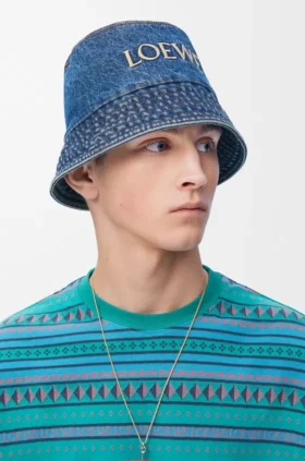 Loewe Bucket Hat in Denim Loewe Bucket Hat in Denim