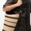 Loop Bucket in Raffia