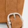 Loop Bucket in Suede Calfskin