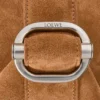 Loop Bucket in Suede Calfskin