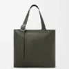 Loop Zipped Tote in Supple Grained Calfskin Loop Zipped Tote in Supple Grained Calfskin
