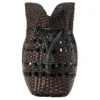 Medium Flamenco Clutch “Black Brown” a411Fc1Xdn-1103 Medium Flamenco Clutch “Black Brown” a411Fc1Xdn-1103